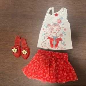 Disney Elena of Avalor Princess Outfit with Sandals